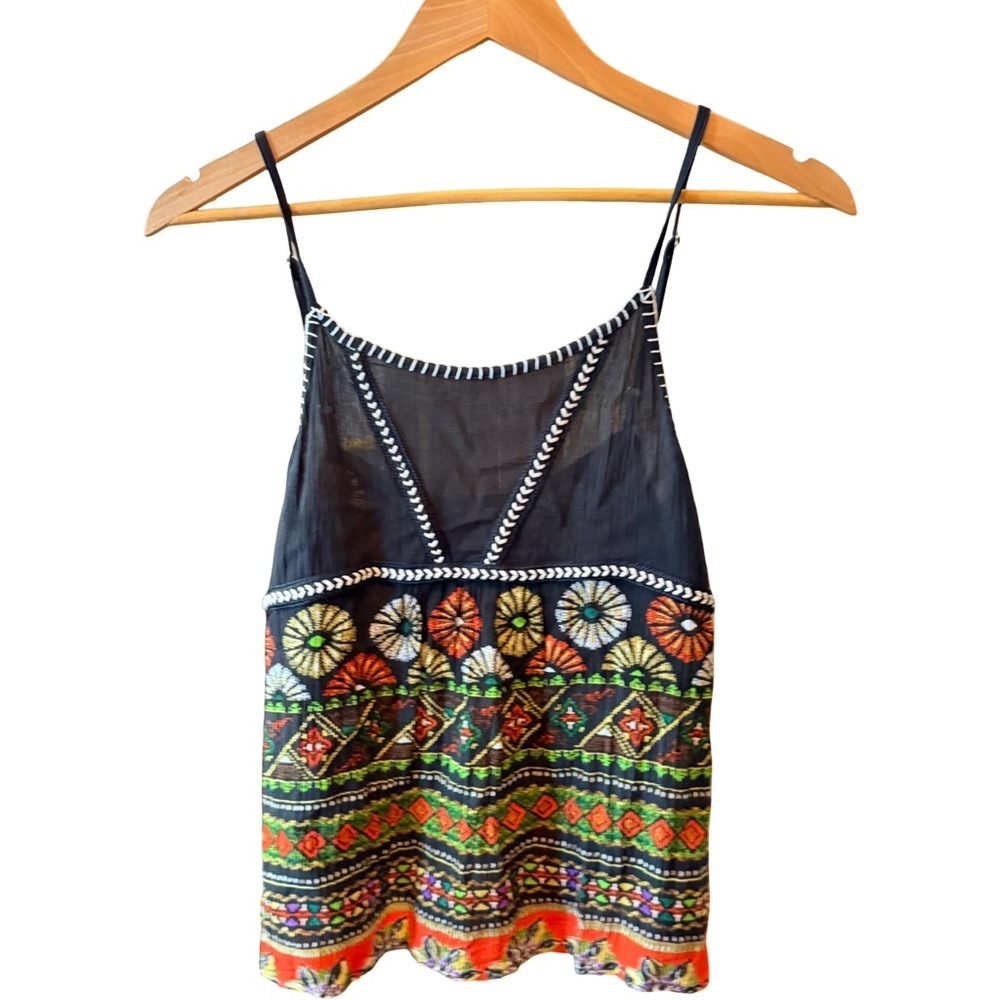 Band of Gypsies Embroidered Boho Camisole Tank – Women’s Small - Picture 9 of 15